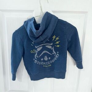 BABY GAP X JUNK FOOD Star Wars Trooper Kids Blue Hoodie 2T